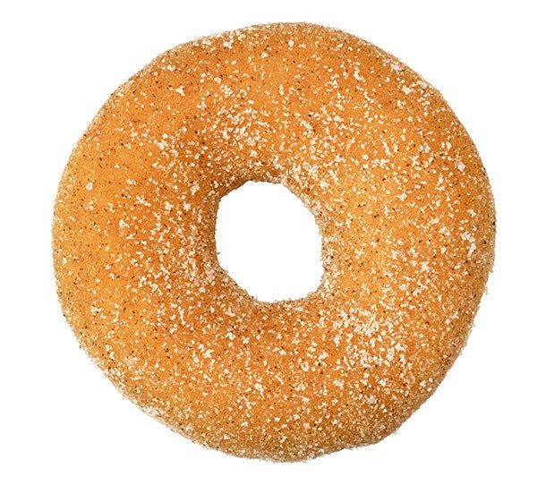 Traditional Cinnamon Doughnut Top